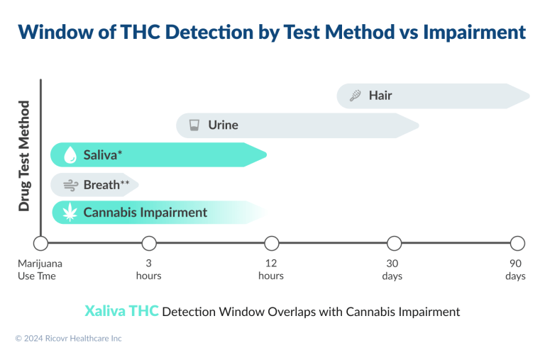 Window of THC Detection: Oral Fluid Overlaps with Impairment